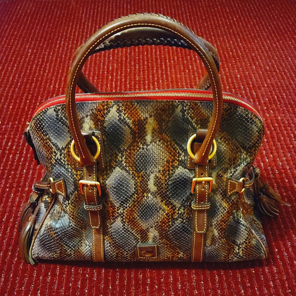 Dooney & Bourke - Python Dome Satchel